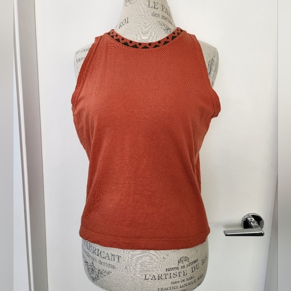 90s Mediteranean Crop Top - Picture 1 of 7